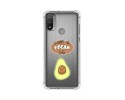Funda Silicona Antigolpes para Motorola Moto E20 diseño Vegan Life Dibujos