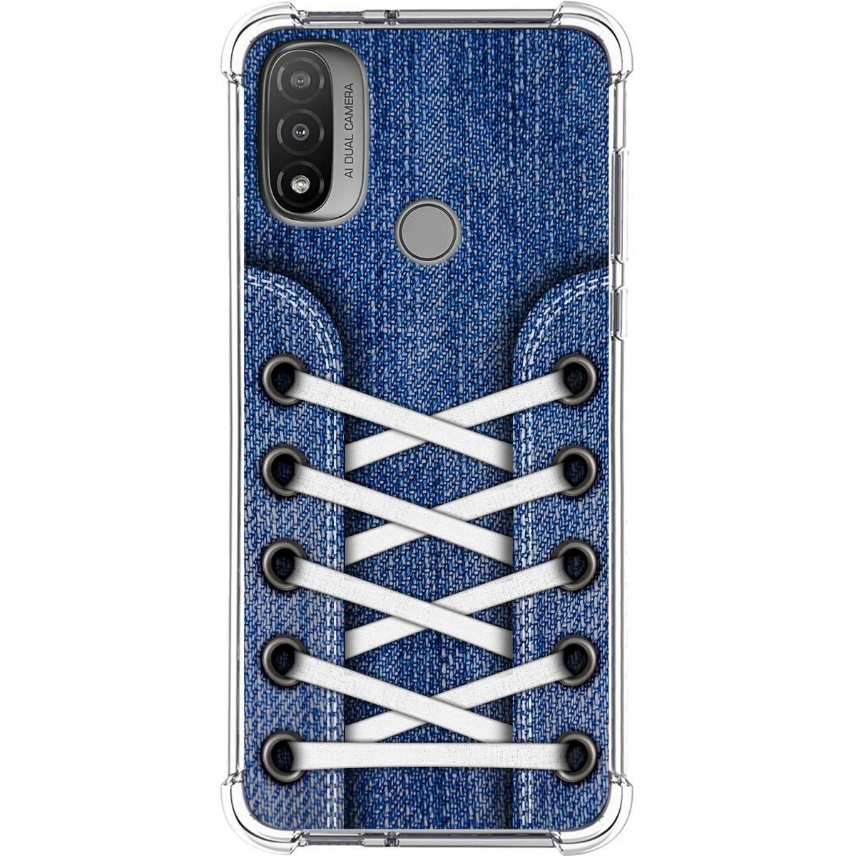Funda Silicona Antigolpes para Motorola Moto E20 diseño Zapatillas 01 Dibujos