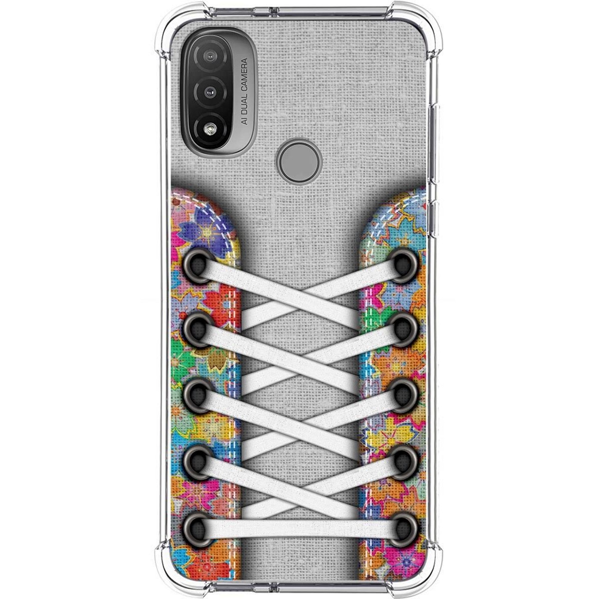 Funda Silicona Antigolpes para Motorola Moto E20 diseño Zapatillas 04 Dibujos