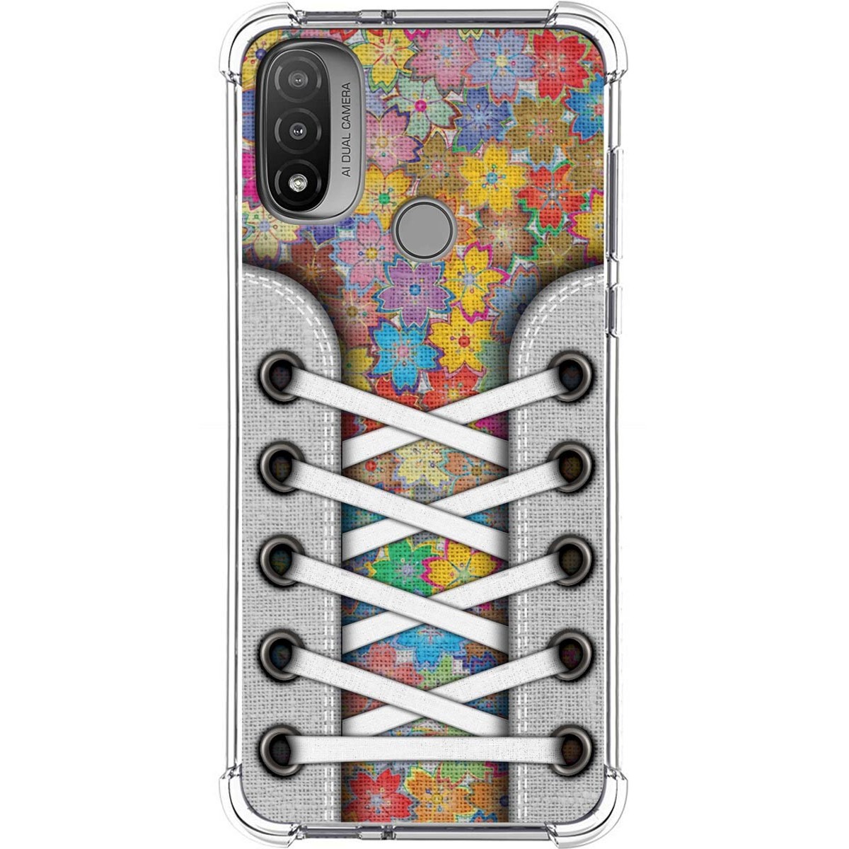 Funda Silicona Antigolpes para Motorola Moto E20 diseño Zapatillas 05 Dibujos