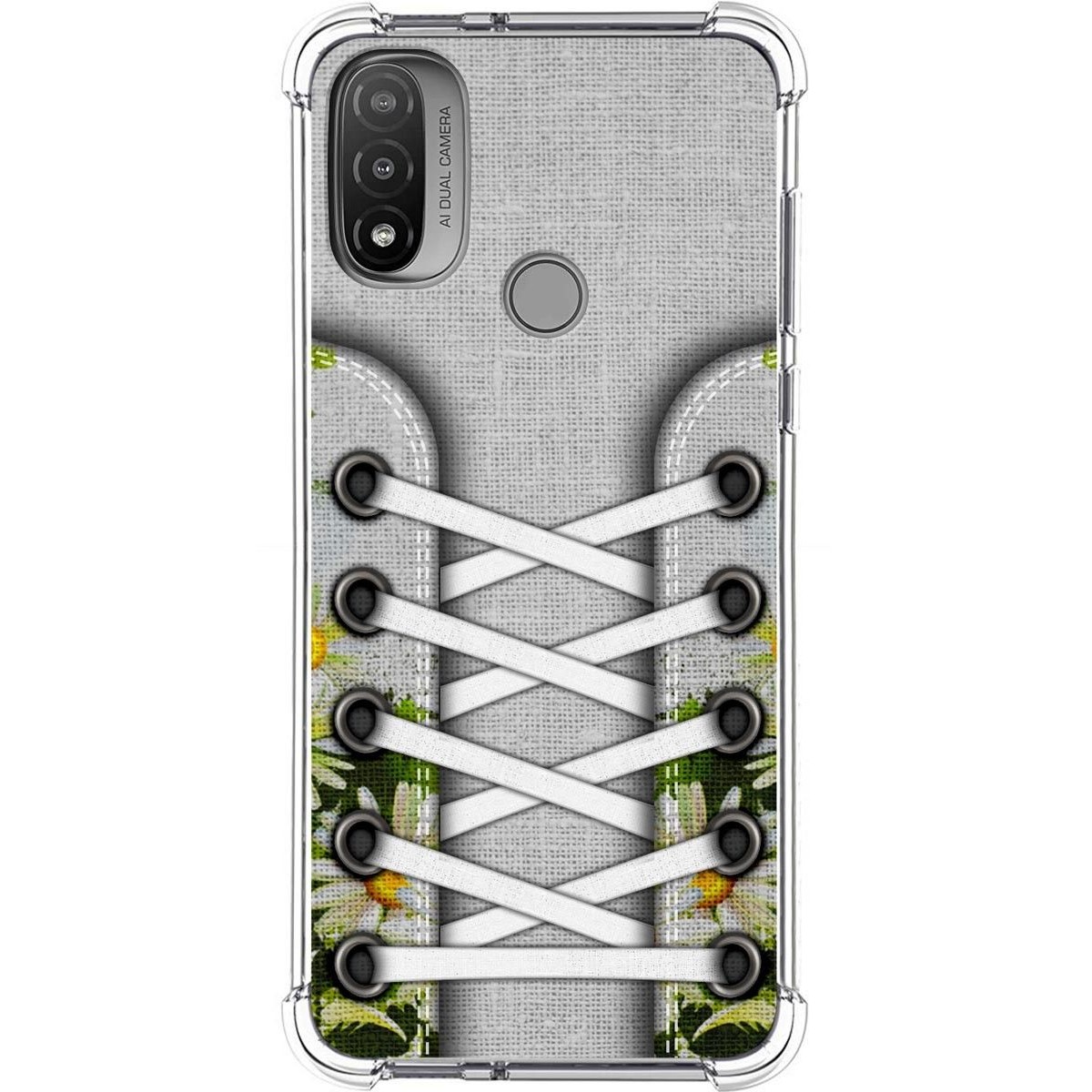 Funda Silicona Antigolpes para Motorola Moto E20 diseño Zapatillas 08 Dibujos