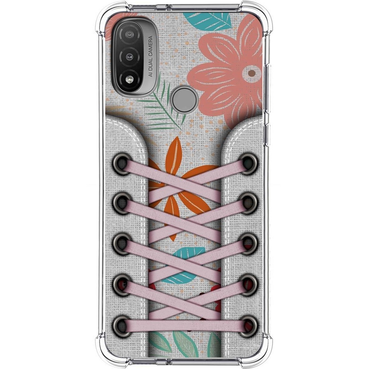 Funda Silicona Antigolpes para Motorola Moto E20 diseño Zapatillas 09 Dibujos