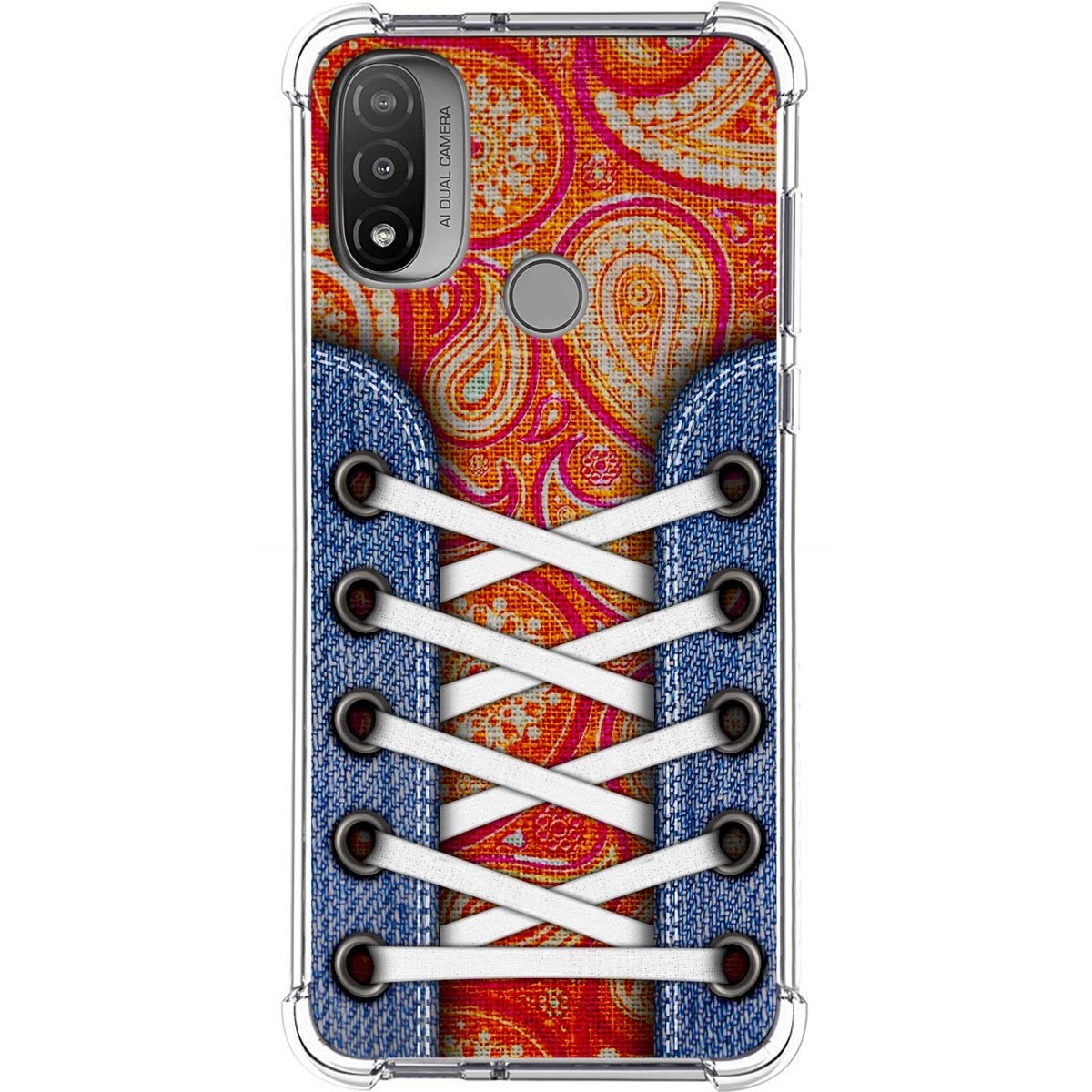 Funda Silicona Antigolpes para Motorola Moto E20 diseño Zapatillas 10 Dibujos
