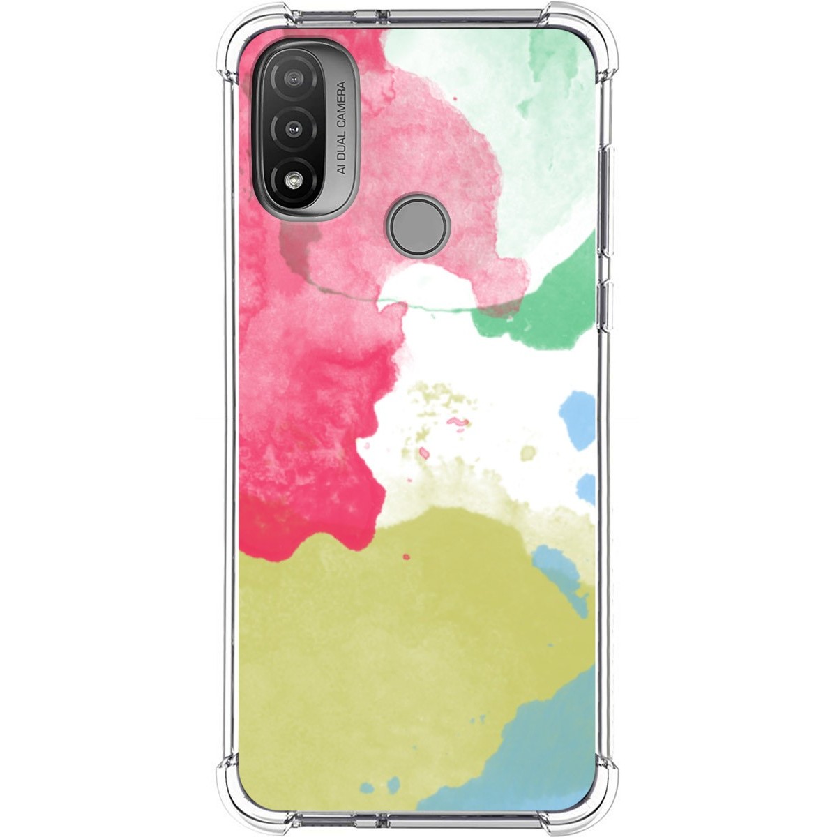 Funda Silicona Antigolpes para Motorola Moto E20 diseño Acuarela 02 Dibujos