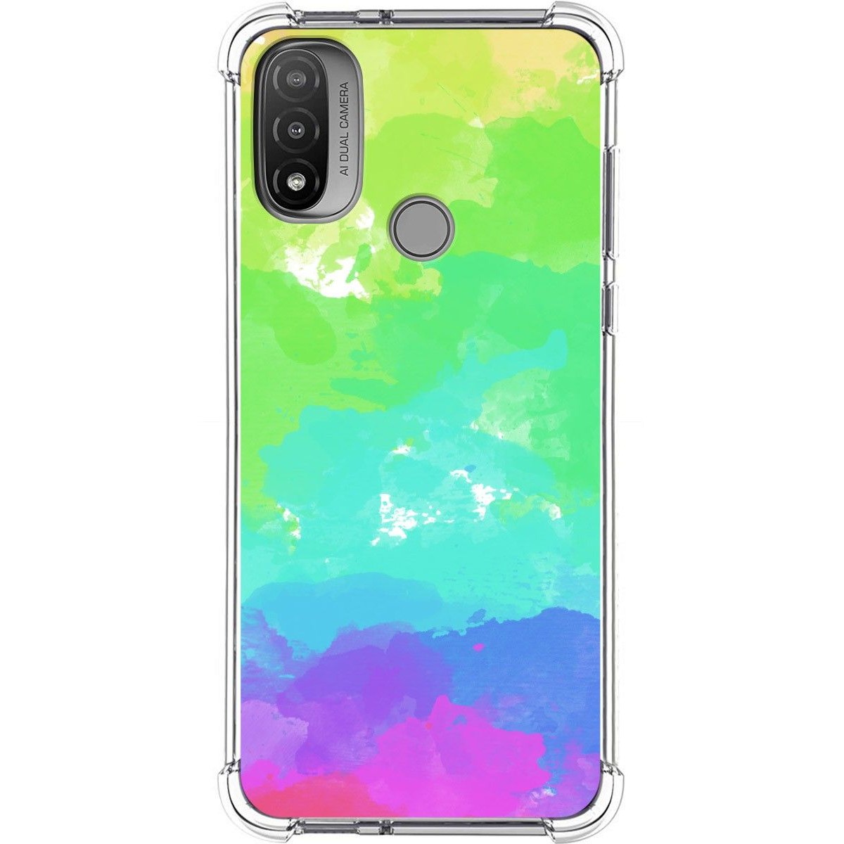 Funda Silicona Antigolpes para Motorola Moto E20 diseño Acuarela 03 Dibujos