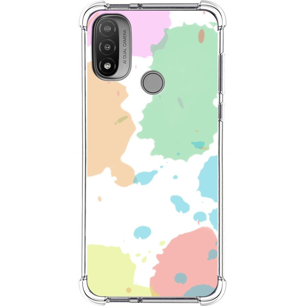 Funda Silicona Antigolpes para Motorola Moto E20 diseño Acuarela 05 Dibujos