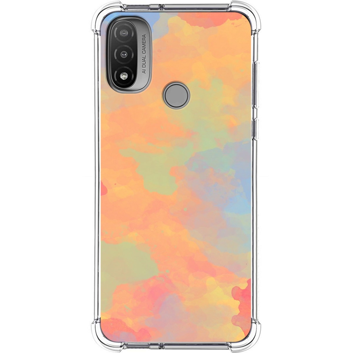 Funda Silicona Antigolpes para Motorola Moto E20 diseño Acuarela 08 Dibujos