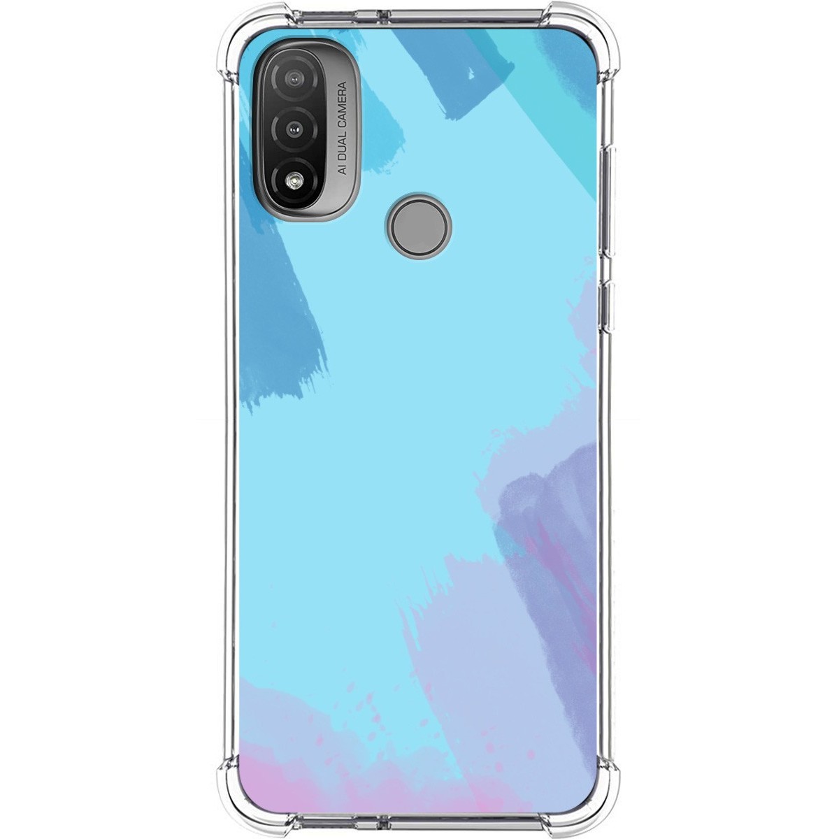 Funda Silicona Antigolpes para Motorola Moto E20 diseño Acuarela 10 Dibujos