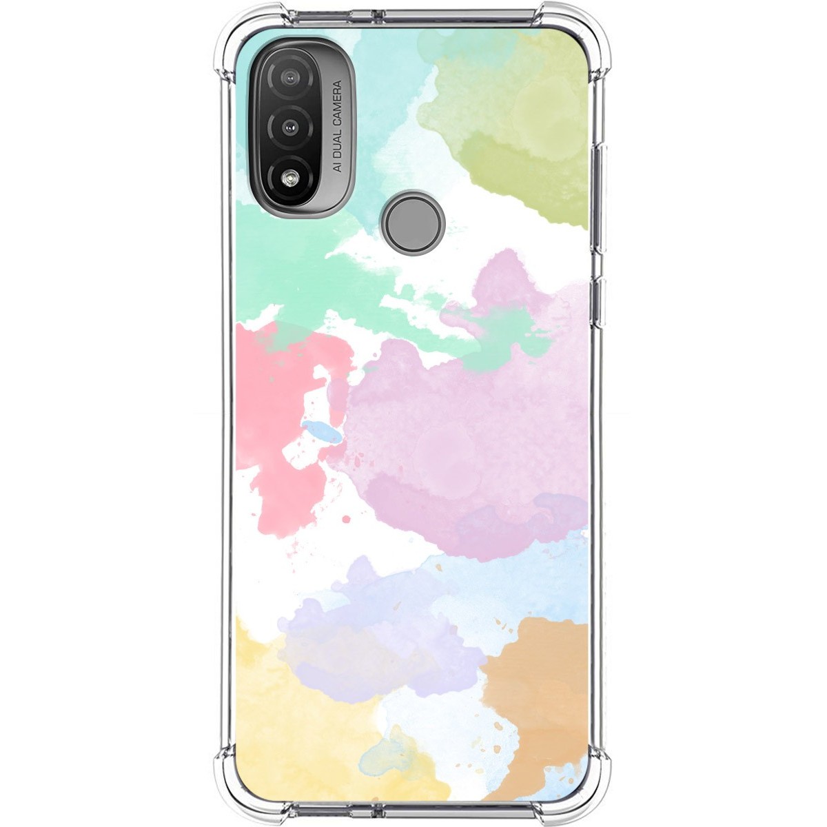 Funda Silicona Antigolpes para Motorola Moto E20 diseño Acuarela 11 Dibujos