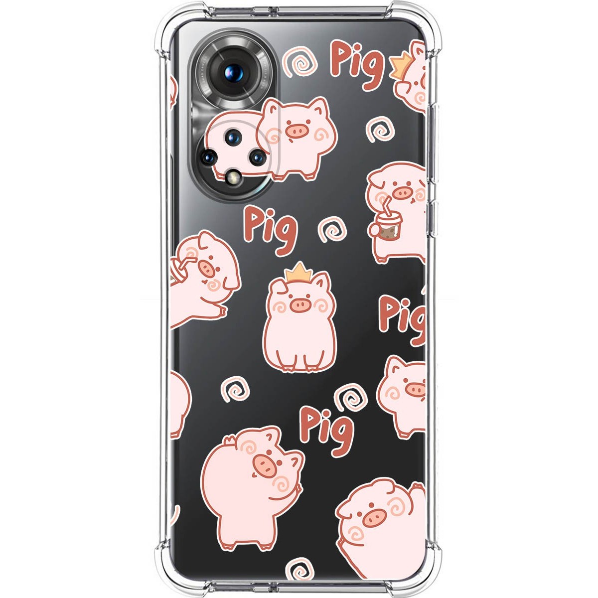 Funda Silicona Antigolpes para Huawei Nova 9 / Honor 50 5G diseño Cerdos Dibujos