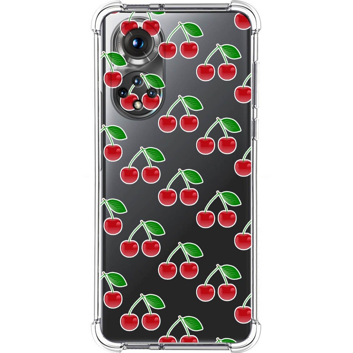 Funda Silicona Antigolpes para Huawei Nova 9 / Honor 50 5G diseño Cerezas Dibujos