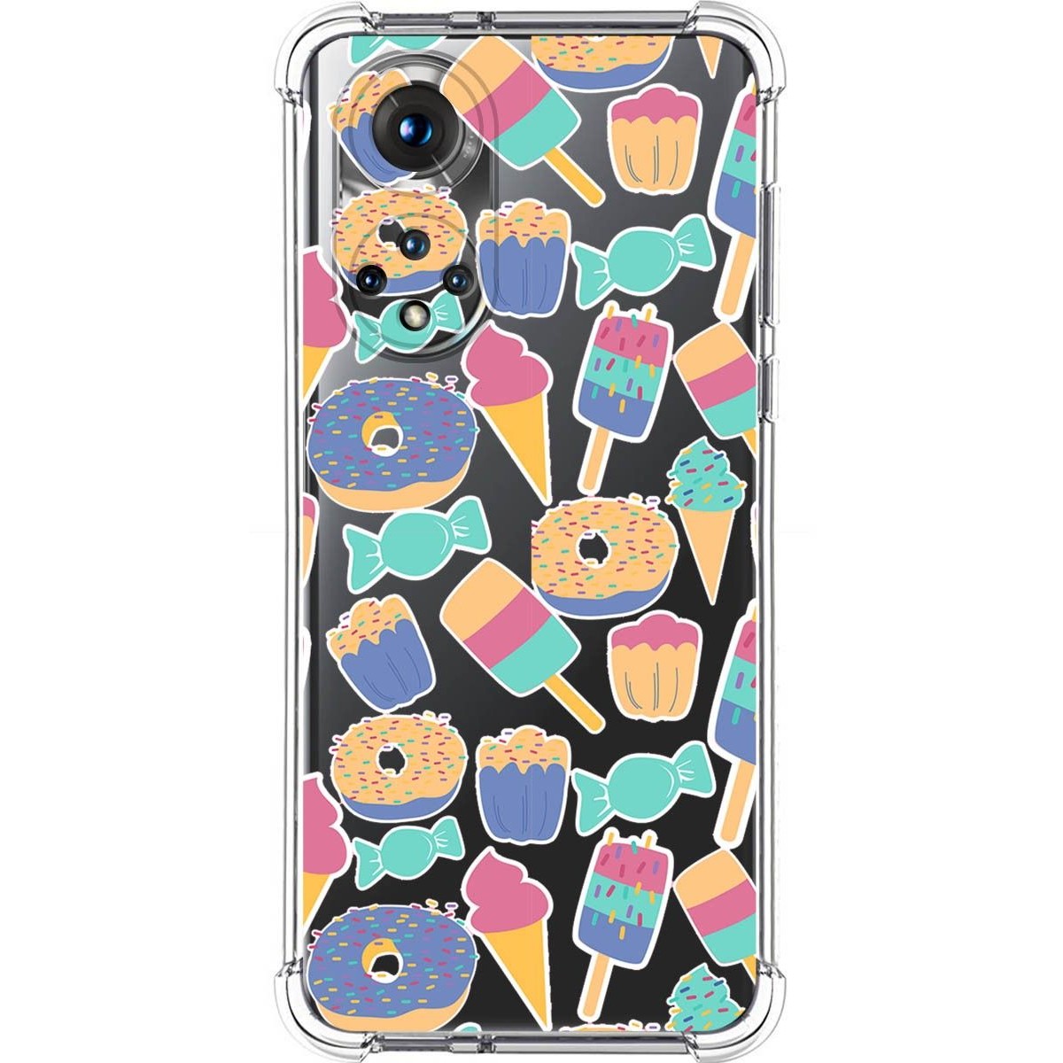 Funda Silicona Antigolpes para Huawei Nova 9 / Honor 50 5G diseño Dulces 02 Dibujos