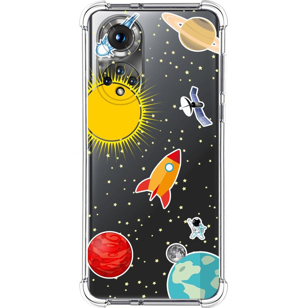 Funda Silicona Antigolpes para Huawei Nova 9 / Honor 50 5G diseño Espacio Dibujos
