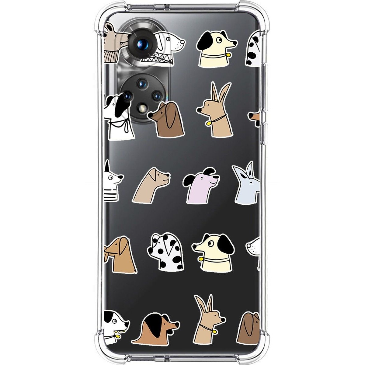 Funda Silicona Antigolpes para Huawei Nova 9 / Honor 50 5G diseño Perros Dibujos