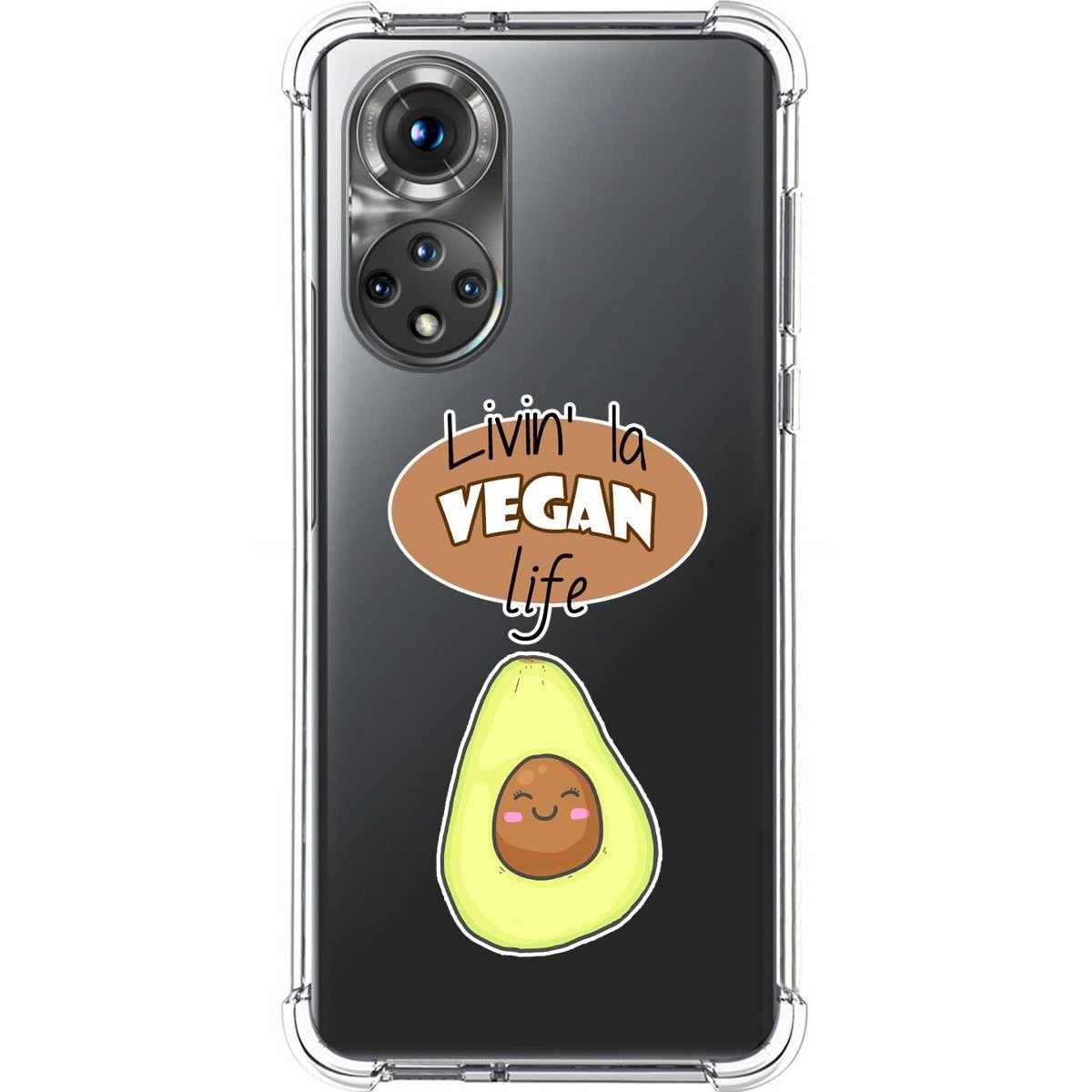 Funda Silicona Antigolpes para Huawei Nova 9 / Honor 50 5G diseño Vegan Life Dibujos