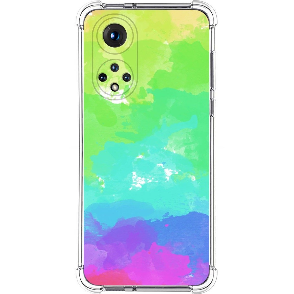 Funda Silicona Antigolpes para Huawei Nova 9 / Honor 50 5G diseño Acuarela 03 Dibujos
