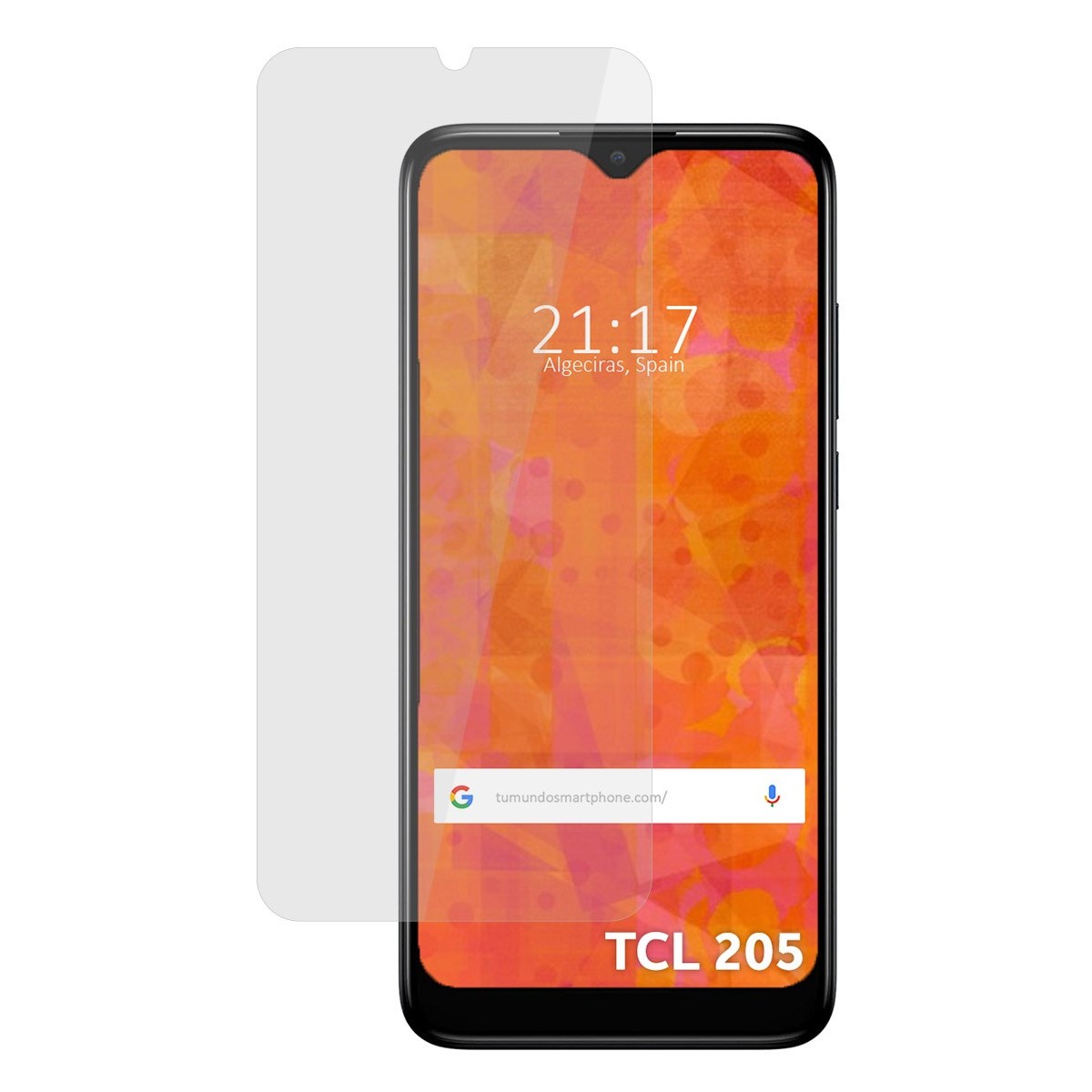 Protector Cristal Templado para TCL 205 Vidrio