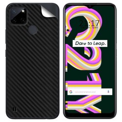 Pegatina Vinilo Autoadhesiva Textura Carbono para Realme C21Y / C25Y