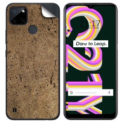 Pegatina Vinilo Autoadhesiva Textura Corcho para Realme C21Y / C25Y