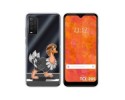 Funda Silicona Transparente para TCL 205 diseño Avestruz Dibujos
