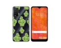 Funda Silicona Transparente para TCL 205 diseño Cactus Dibujos