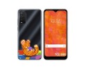 Funda Silicona Transparente para TCL 205 diseño Leopardo Dibujos