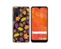 Funda Silicona Transparente para TCL 205 diseño Otoño Dibujos