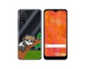Funda Silicona Transparente para TCL 205 diseño Panda Dibujos