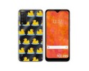 Funda Silicona Transparente para TCL 205 diseño Pato Dibujos