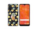 Funda Silicona Transparente para TCL 205 diseño Piña Dibujos