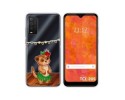 Funda Silicona Transparente para TCL 205 diseño Suricata Dibujos