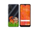 Funda Silicona Transparente para TCL 205 diseño Tigre Dibujos