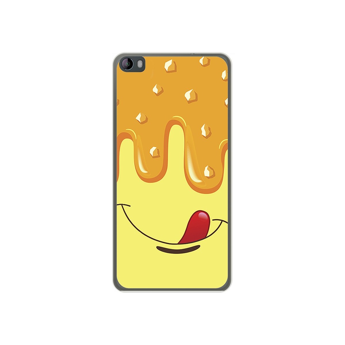 Funda Gel Tpu para Hisense L695 Diseño Helado Vainilla Dibujos