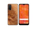 Funda Silicona para TCL 205 diseño Madera 04 Dibujos
