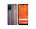 Funda Silicona para TCL 205 diseño Madera 10 Dibujos