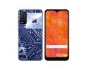 Funda Silicona para TCL 205 diseño Circuito Dibujos