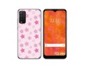 Funda Silicona para TCL 205 diseño Flores Dibujos