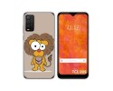 Funda Silicona para TCL 205 diseño Leon Dibujos