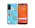 Funda Silicona para TCL 205 diseño Mariposas Dibujos