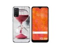 Funda Silicona para TCL 205 diseño Reloj Dibujos
