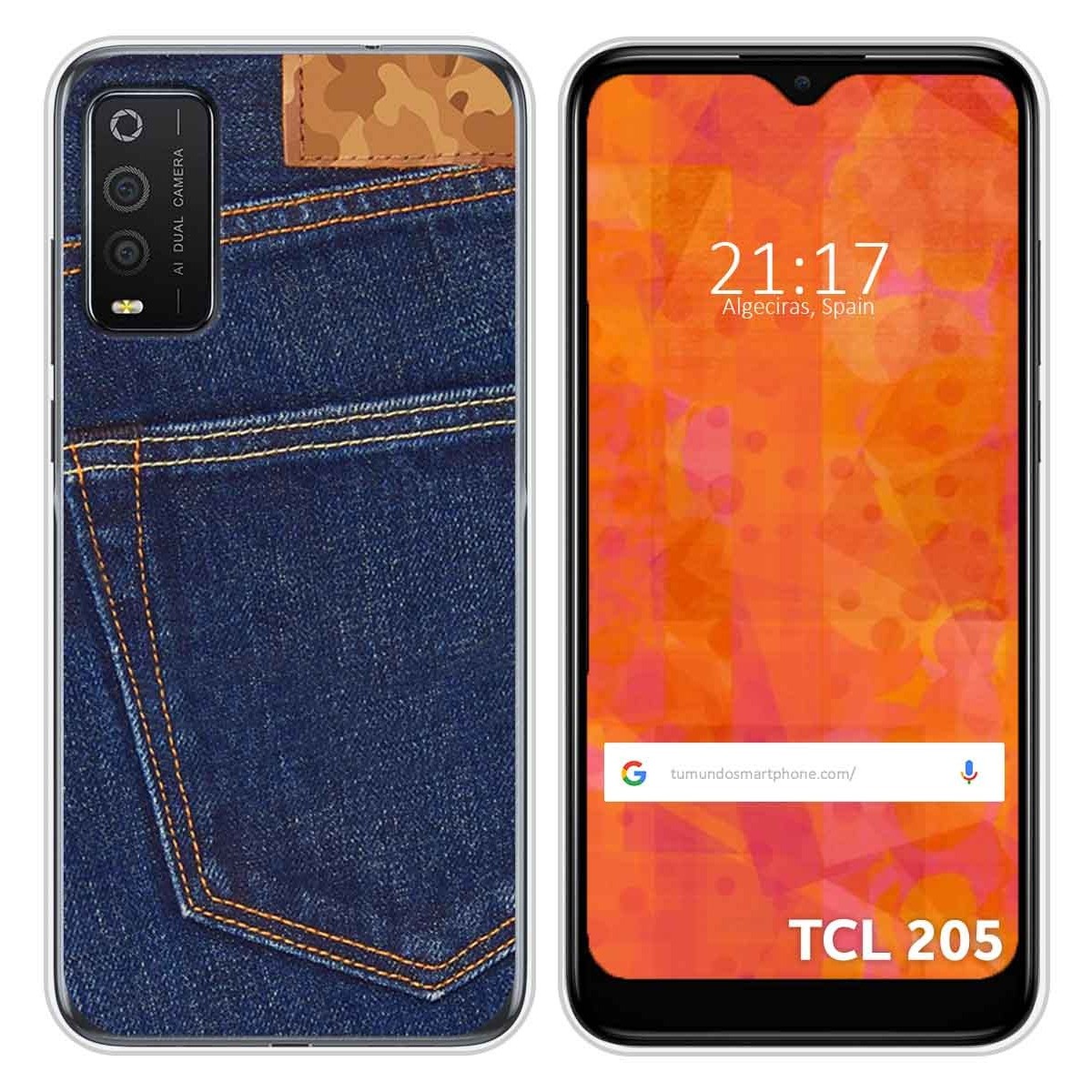 Funda Silicona para TCL 205 diseño Vaquero Dibujos