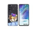 Funda Silicona Transparente para Samsung Galaxy S21 FE 5G diseño Cabra Dibujos