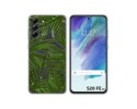 Funda Silicona Transparente para Samsung Galaxy S21 FE 5G diseño Jungla Dibujos