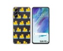 Funda Silicona Transparente para Samsung Galaxy S21 FE 5G diseño Pato Dibujos