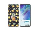 Funda Silicona Transparente para Samsung Galaxy S21 FE 5G diseño Piña Dibujos