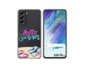 Funda Silicona Transparente para Samsung Galaxy S21 FE 5G diseño Summer Dibujos