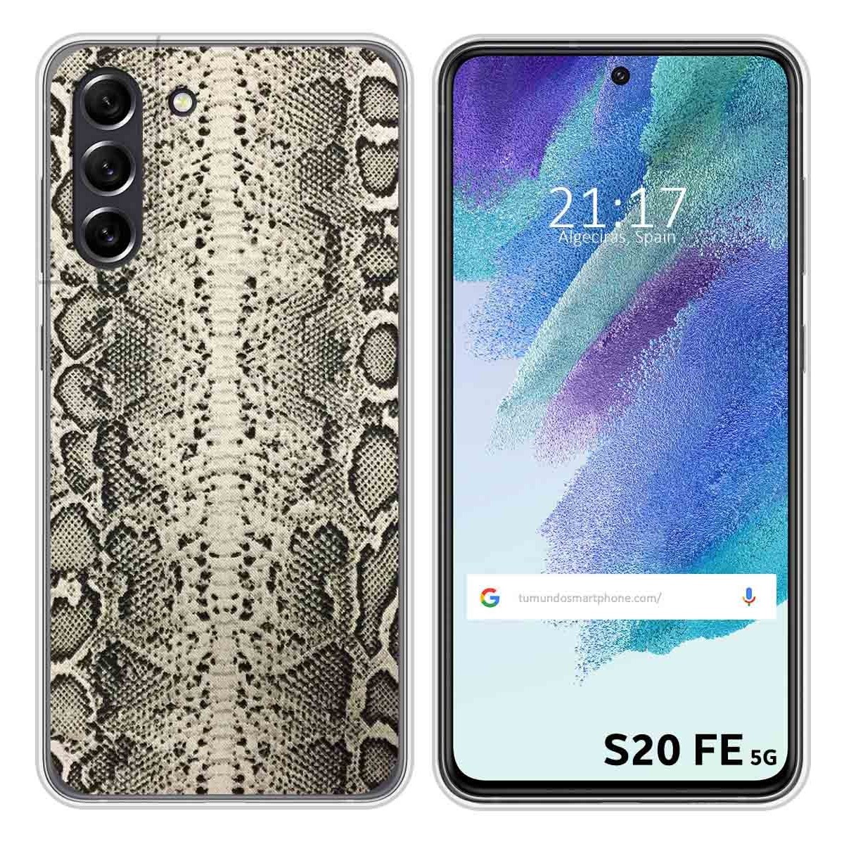 Funda Silicona para Samsung Galaxy S21 FE 5G diseño Animal 01 Dibujos