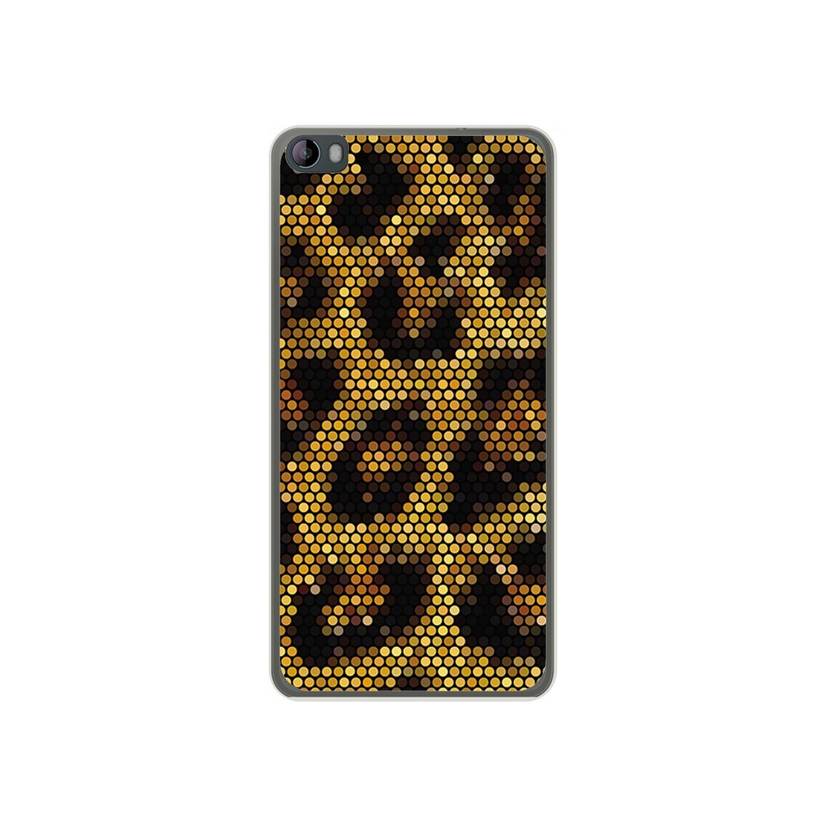 Funda Gel Tpu para Hisense L695 Diseño Leopardo Dibujos