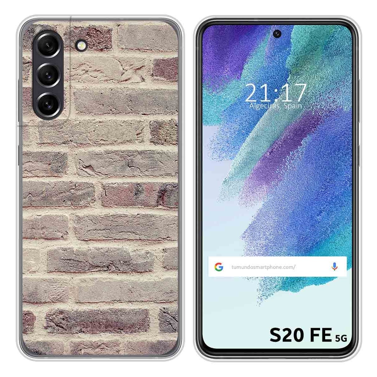 Funda Silicona para Samsung Galaxy S21 FE 5G diseño Ladrillo 01 Dibujos
