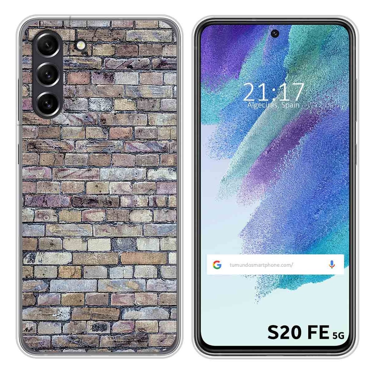 Funda Silicona para Samsung Galaxy S21 FE 5G diseño Ladrillo 02 Dibujos